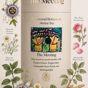 Anxiety support Herbal Tea| Ashwangandha , Chamomile, Passionflower , Peppermint and Rose (Caffeine-Free)