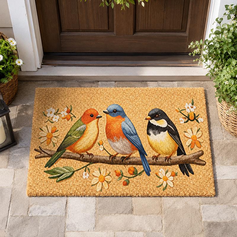 鳥の玄関マット - Etsy 日本