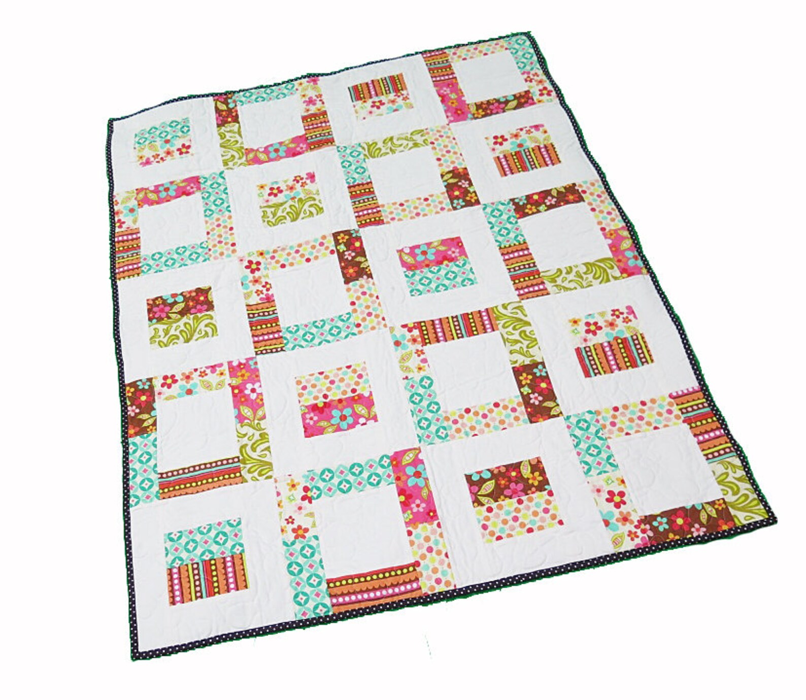 Baby Quilt - Crib Quilt - Toddler Blanket, Play Mat, Patchwork Throw ...