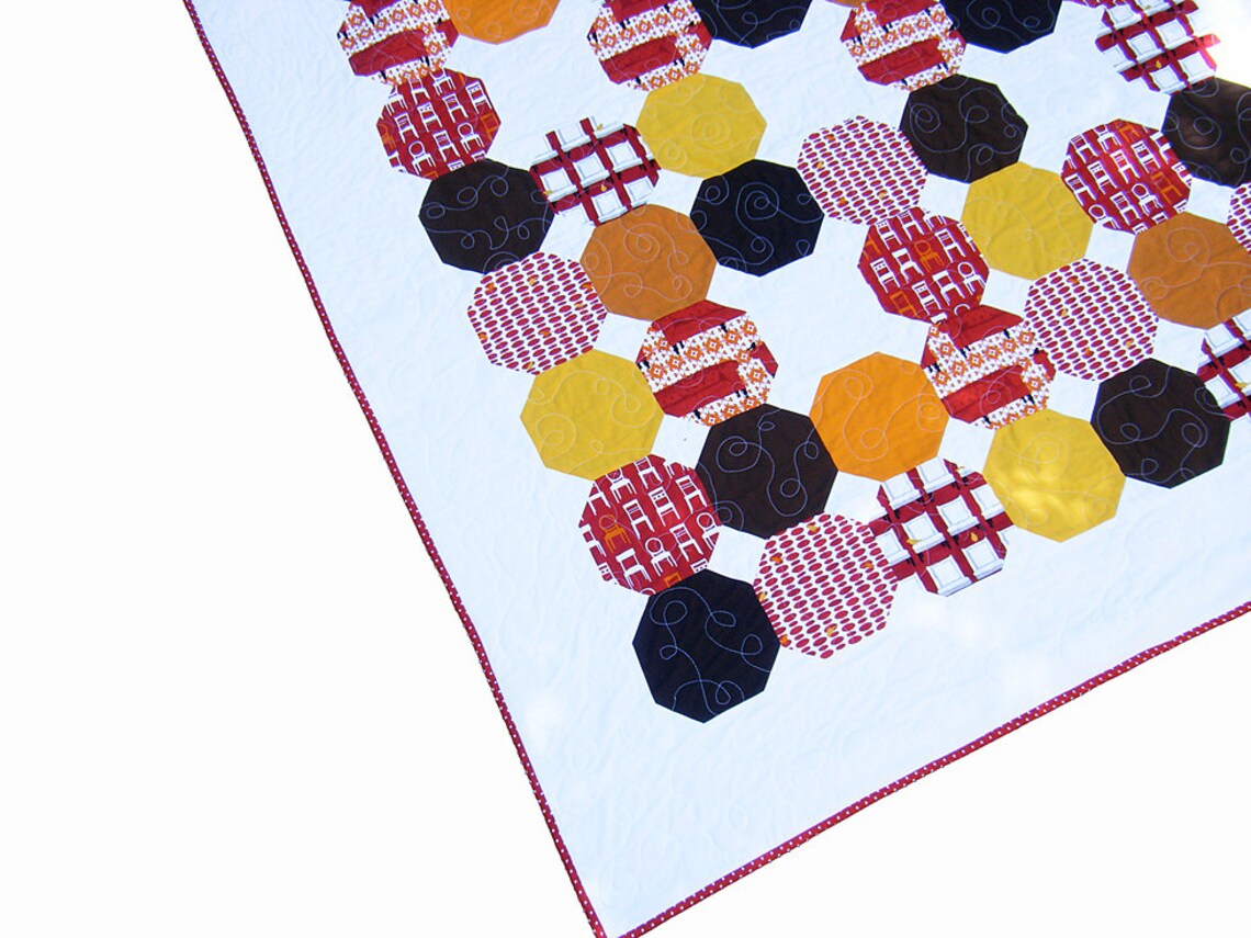 Lap Quilt Modern Geometric Quilt Toddler Quilt Baby Blanket or Etsy