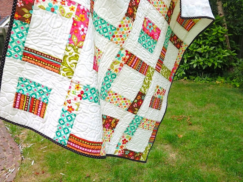 Baby Quilt - Crib Quilt - Toddler Blanket, Play Mat, Patchwork Throw ...