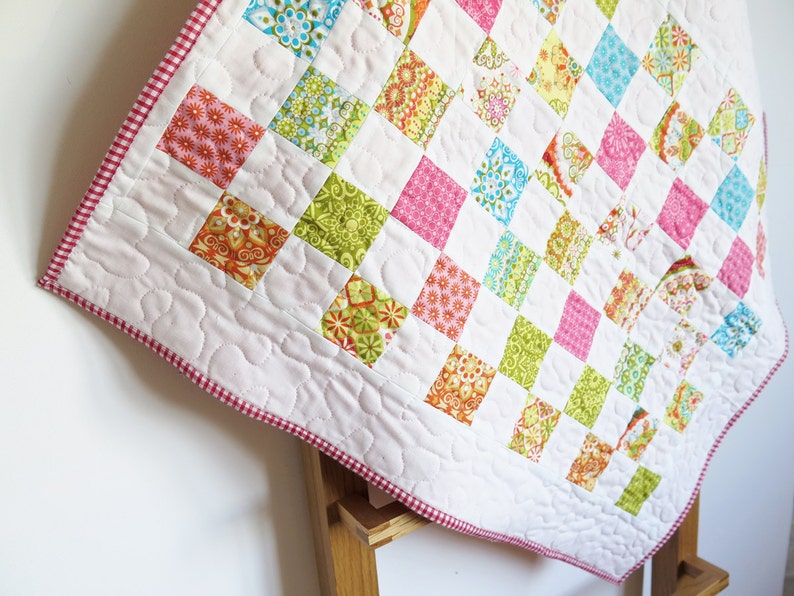 Baby Quilt Stroller Quilt Cot Pram Blanket or Baby Shower Gift Etsy