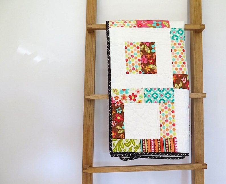 Baby Quilt - Crib Quilt - Toddler Blanket, Play Mat, Patchwork Throw ...