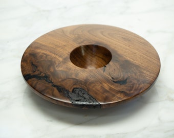 Walnut Bowl, Crystal/Sphere Holder