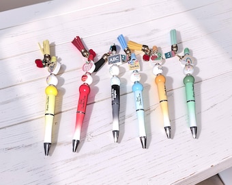 Teacher Appreciation Beaded Pens- Multiple Styles Available