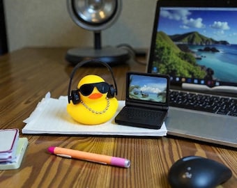 IT Coder Rubber Duck, Tech Desk Decor, Remote Work Gift