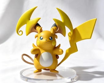 Pokemon Raichu-Y Figure: MEGA Resin GK Statue, Hand-Painted Anime Collectible, Custom GiftGift