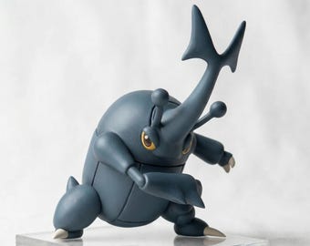 Figurka akcji Heracross Pokemon | Ręcznie robiona figurka z żywicy GK | Ręcznie malowany przedmiot kolekcjonerski | Prezent z anime i mangi | Model z limitowanej edycji
