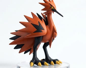 Galarian Zapdos, ręcznie malowana figurka z żywicy, legendarny ptak, kolekcjonerski model do ekspozycji anime, prezent