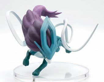 Figurka z żywicy Suicune w skali 1/20 – ręcznie malowana figurka Pokemon GK, kolekcjonerski prezent anime