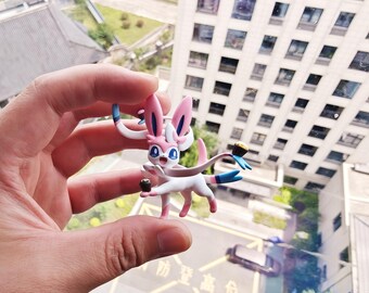 Premium Resin Sylveon Figure - Pokemon Collectible Statue