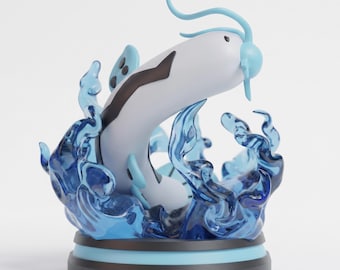 Barboach, ręcznie malowana żywiczna figurka Pokemon na bazie wody #0339, fanowska figurka anime, kolekcjonerski prezent dla gracza
