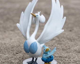 スワンナ・ダックレット ポケモンフィギュア、イッシュ地方 水・飛行タイプ レジン製スタチュー、1/20スケール カスタムフィギュア、手描きアニメ玩具 ゲーマーギフト