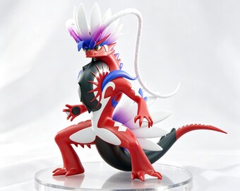 Hand-Painted Resin Koraidon Statue • Collectible Figure Hand-Painted GK Figure - Custom Color Scheme - Pokemon Action figure