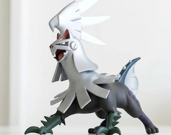 Ręcznie malowana żywiczna figurka Silvally, model Null Evolution, dekoracja biurka w stylu anime Alola