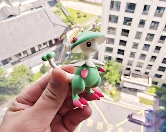 Figurka z żywicy Breloom, ręcznie malowana figurka GK – niestandardowa kolorystyka – kolekcjonerska figurka o wysokiej szczegółowości – figurka akcji Pokemon