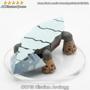 Hisuian Avalugg Hand-Painted Resin Figure Ice Rock Beast Collectible Anime Display Model Statue Gift