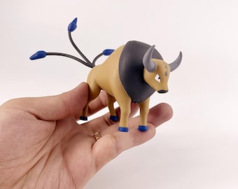Tauros 1/20 Scale Resin Statue - Hand Painted Pokemon GK Figure, Anime Collectible Gift