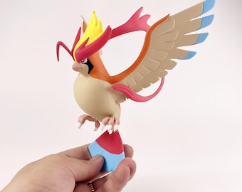 Statue en résine MeaPidgeot à l'échelle 1/20 - Figurine Pokemon GK peinte à la main, cadeau de collection anime