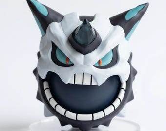 Mega Glalie, ręcznie malowana żywiczna figurka Pokemon Ice #0362, fanowski kolekcjonerski prezent dla gracza w stylu anime