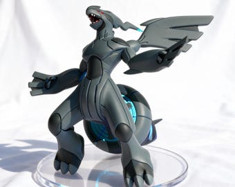 Handgeschilderde hars Zekrom-figuur | Compleet vormverzamelbeeld (glanzende versie beschikbaar)