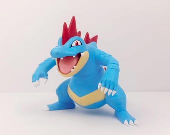 Premium Resin Feraligatr Figure - Pokemon Collectible Statue