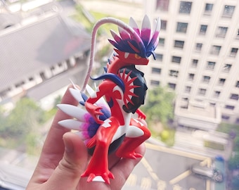 Hand-Painted Resin Koraidon Statue • Collectible Figure Hand-Painted GK Figure - Custom Color Scheme - Pokemon Action figure