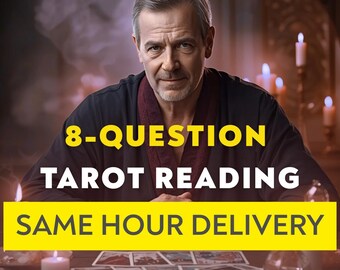 8-Question Tarot Reading | Same Hour | Psychic Insight & Guidance | tarot card reading | accurate reading | spiritual reading