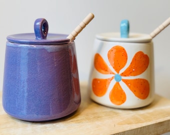 Honey Pot - Hand Painted