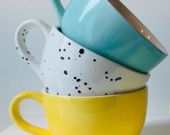 Latte Mug - Hand Painted 20oz
