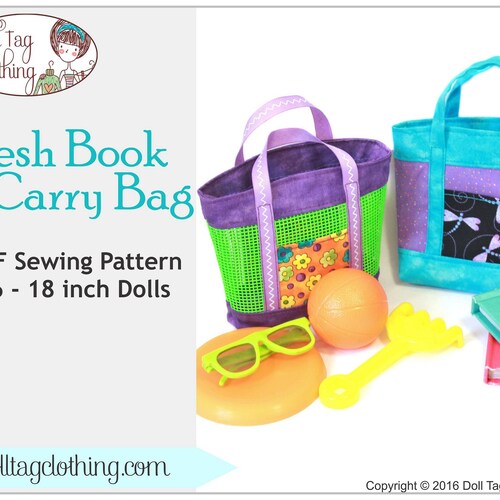 Golf Bag Sewing Pattern for 18 Inch Dolls American Girl Our Etsy