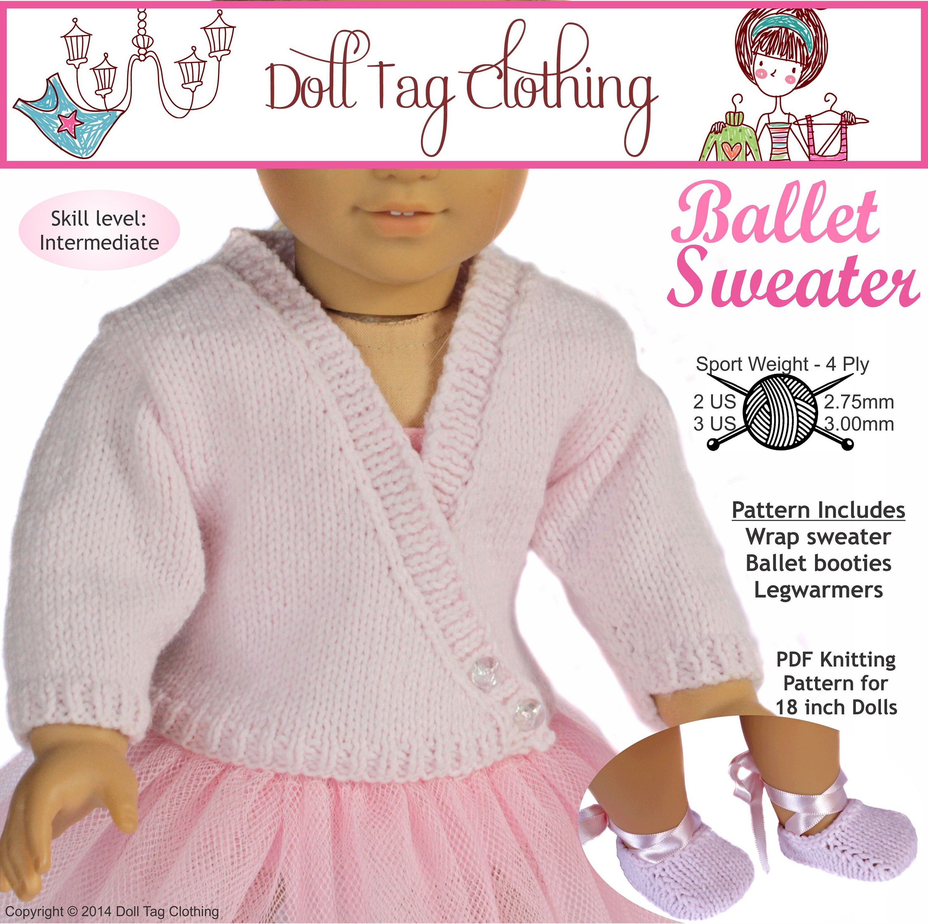 Cache-cœur De Danse Classique Pour Fille - Tricot Croisé, Manches Longues, Pour Ballet Et échauffement