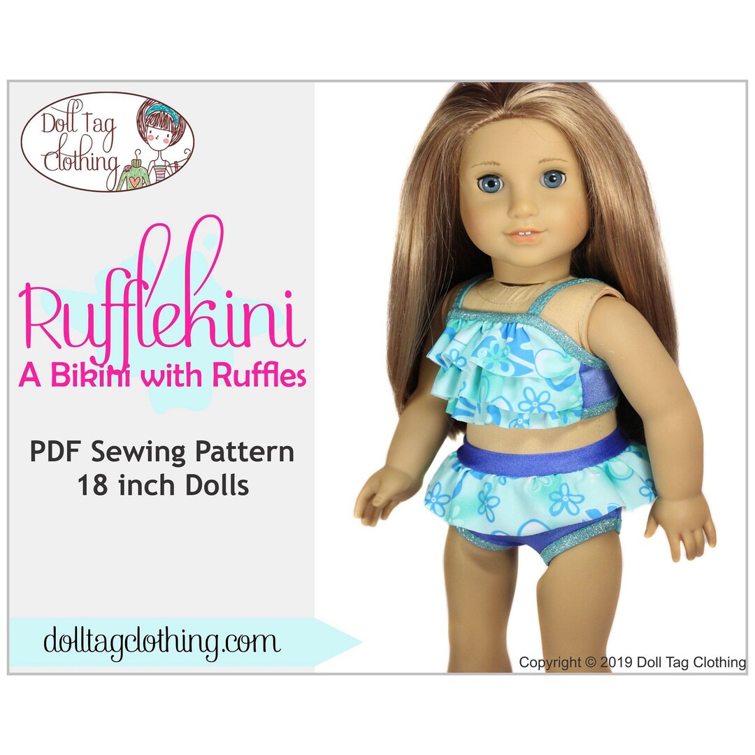 How to sew a swimming suit for a fashion doll 