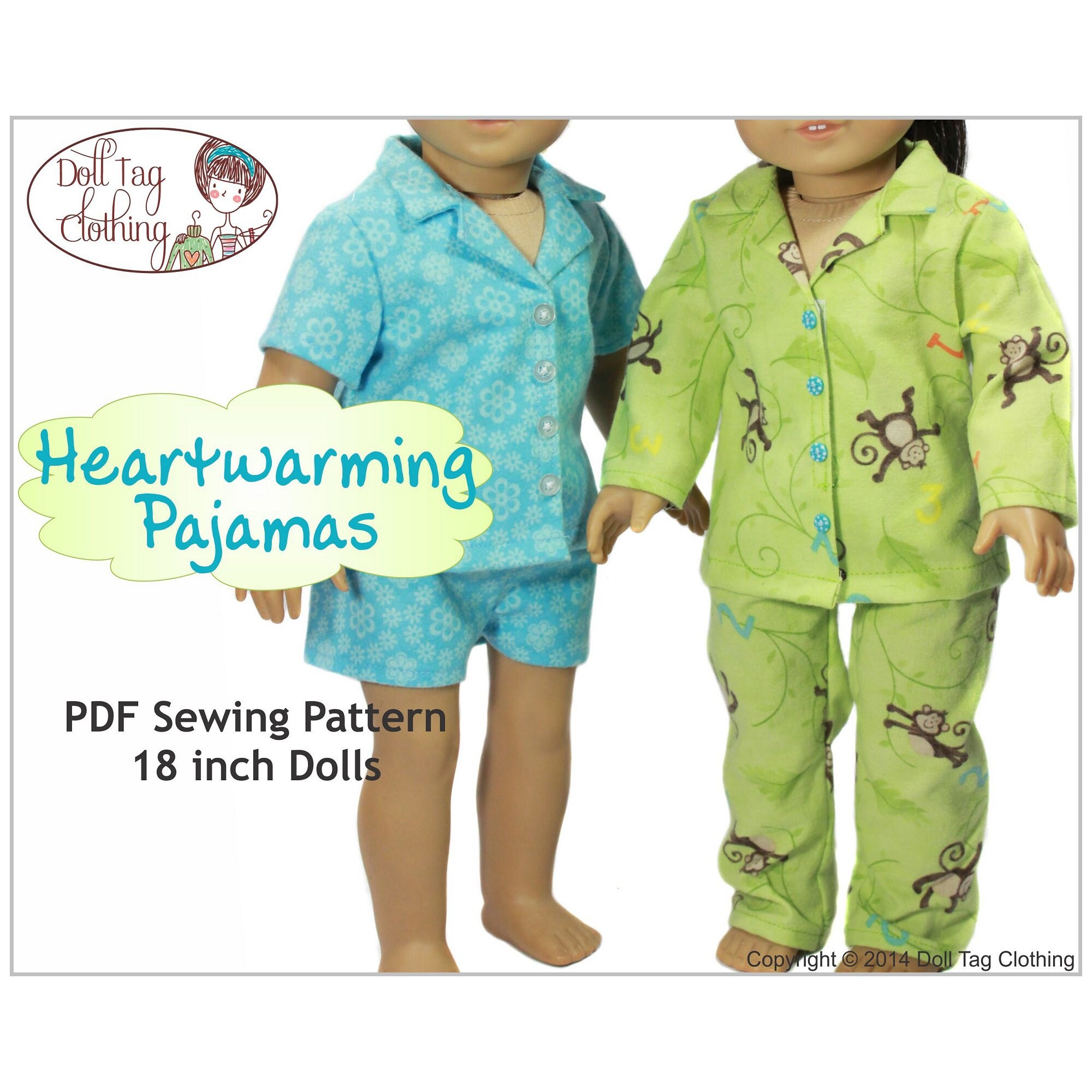 Matching Doll Pjs Etsy Canada