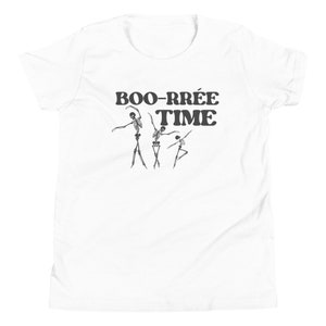 Kids Ballet Halloween T Shirt &quot;BOO-rrée TIME&quot;  Ballet Class, Warm Up, Dance Class Shirt