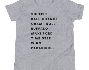 Kids Tap T-Shirt, Tap Dancer Shirt for Boys Girls, Recital Gift, Competition Dance Team Performance Gift