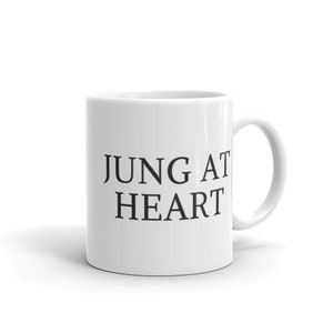 Tazza Frasier Crane &quot;Jung At Heart&quot;, tazza Carl Jung psicologo, tazza da caffè per studenti di psicologia, pacco regalo per studenti