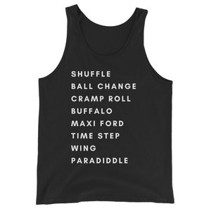 Tap Dance Shirt Tank Top, Dancer Gift, Instructor Teacher Studio Owner Top