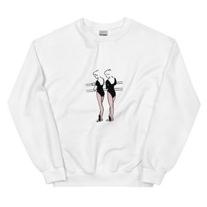 Ballet Class Sweatshirt Vintage Style &quot;Ballet Bae&quot; Gift for Dancers
