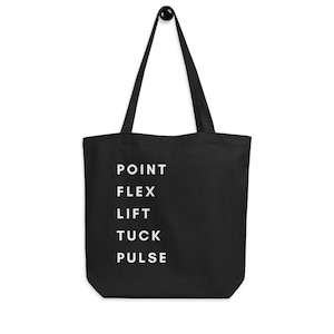 Barre Fitness Workout Bag, Market Tote, Teacher Gift Studio Owner