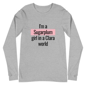 Sugarplum Fairy Long Sleeve Tee Shirt, The Nutcracker T-Shirt, Ballet Teacher, Choreographer Studio Owner, Dance Instructor, Major