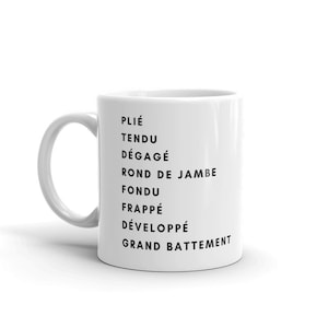 Personalized Ballet Mug, Dance Teacher, Instructor, Dance Major, Ballerina, Coffee, Dancer Mug Recital Gift