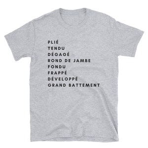 Ballet Barre T-shirt, Dancer Top, Ballerina Shirt, Dance Teacher Gift