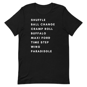 Tap Dance terms Shirt, Dancer Tee, Choreographer, Teacher, Studio Owner