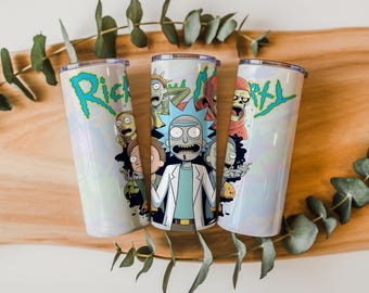 Adesivo per bicchiere termico con grafica horror a tema zombie, formato PNG, per bicchieri termici da 20 oz e 30 oz, download digitale per sublimazione, bicchieri termici dritti e affusolati.