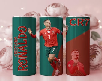 Descarga digital de envoltura de vaso Ronaldo (20 oz)