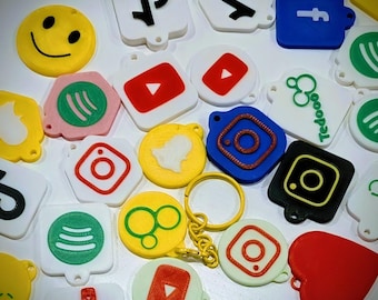 Custom NFC Social Media Tag | 3D Printed Profile Link