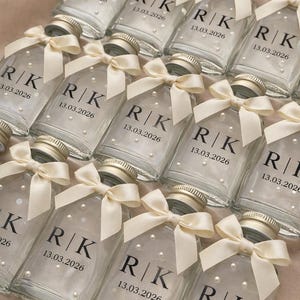 Personalized Kolonya Wedding Favor Bottles
