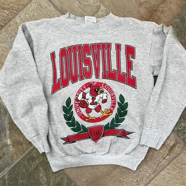 Sudadera vintage de la NCAA Louisville Cardinals College, camisa de la Universidad de Louisville, camisa vintage de la universidad, camisa de la NCAA, camisa vintage