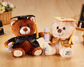 Personalized Graduation Bear 2026, Custom Gift for Grad, Graduation Teddy Bears, Graduation Keepsake, Kindergarten,Preschool Graduation Gift